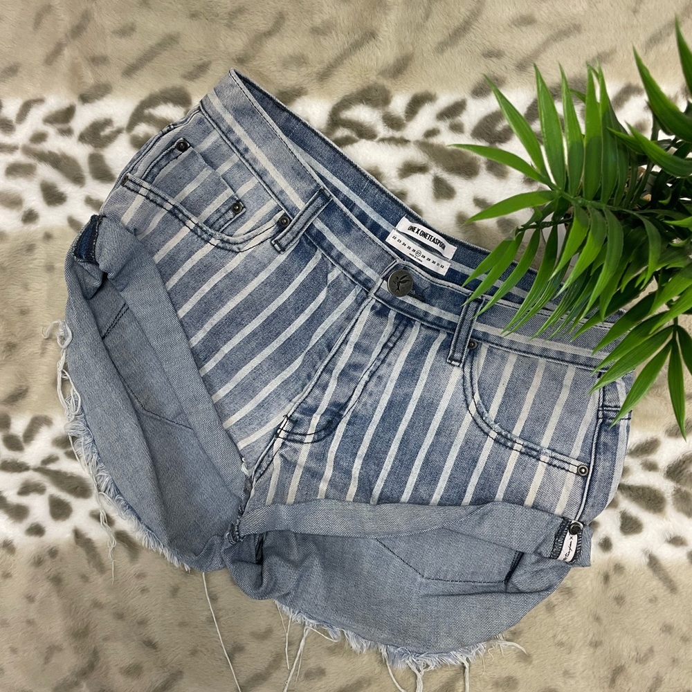 One Teaspoon Bandits striped blue/white